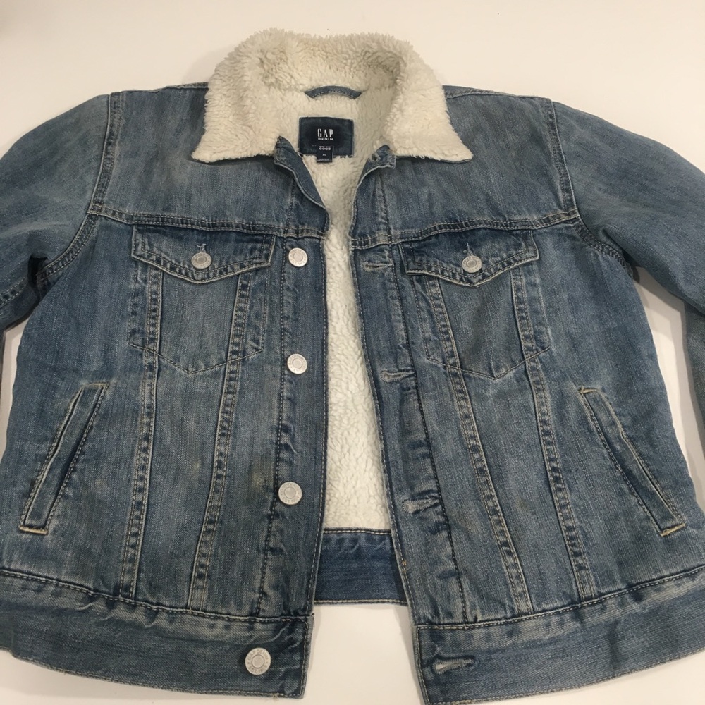 Gap Sherpa-Lined Denim Jacket (XXS)